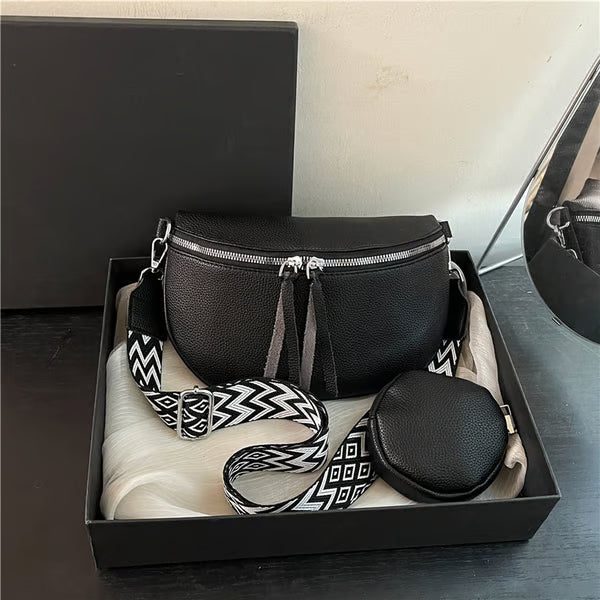Borsa a tracolla in ecopelle