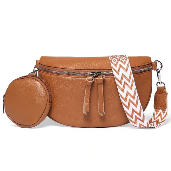 Borsa a tracolla in ecopelle