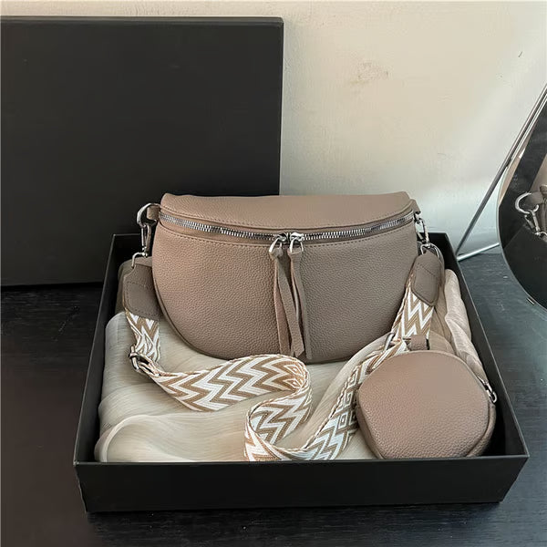 Borsa a tracolla in ecopelle
