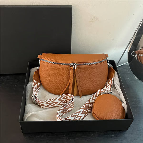 Borsa a tracolla in ecopelle