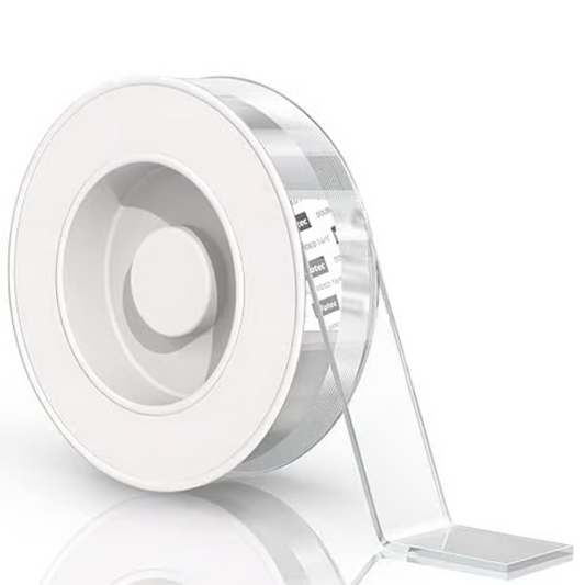 Nastro biadesivo extra large, trasparente e resistente